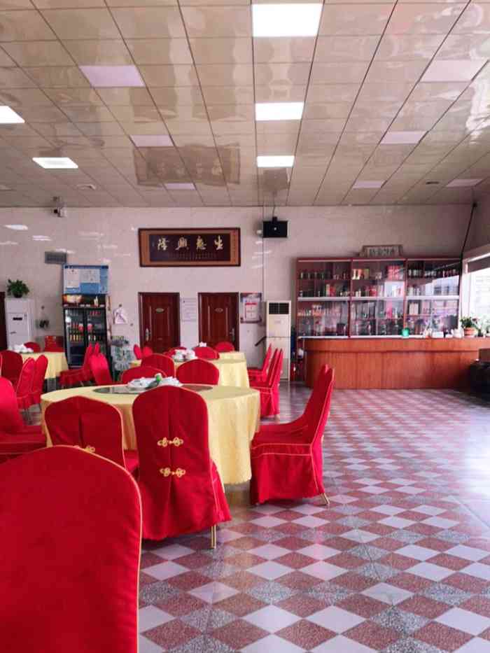 新安饭店-"荔枝柴烧鹅,炒粉和铁板豆腐还不错～～[调.