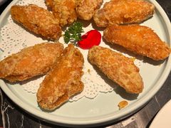 蛋黄鸡翅小份-新白鹿餐厅(松江开元地中海店)