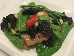 手打肉饼炒荷兰豆-清晖小苑•顺德地方菜(壹海城店)