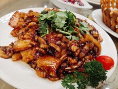 五花肉茄子-金牌餐厅·天津菜·八珍豆腐·老爆三(瓷房子店)