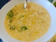 海鲜疙瘩汤-巧克力渔家.小船海鲜胶东菜(万平口店)