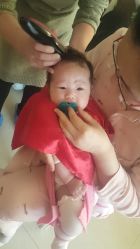 -慧婴轩婴儿理胎发胎毛笔胎毛画手足印(通州店)