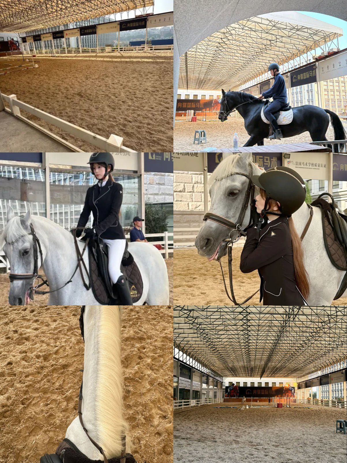 女生骑马也很帅!