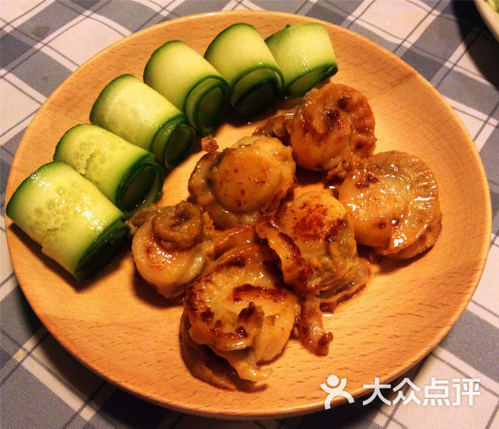 黄油香煎贝柱