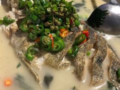 青椒紫苏煮桂鱼-时间仓(月湖公园店)