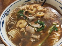 虾腰红汤面-爱家面馆(常州总店)