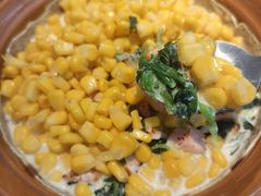 奶汁鸡肉菠菜加烤甜玉米-萨莉亚意式餐厅(新邻天地店)