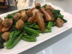菜心烧肉炒鲮鱼球-广州酒家(昌岗地铁站店)