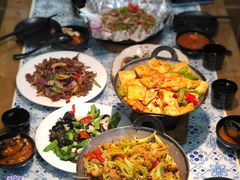 干锅千叶豆腐-回香楼大连新派清真菜