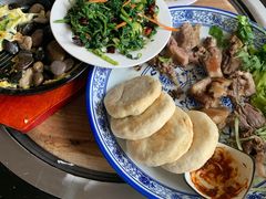 扒猪脸火勺-北京龙庆四季香农家饭庄·灶台鱼·碳烤虹鳟鱼(龙庆峡店)