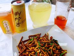 椒盐竹虫-老马餐馆