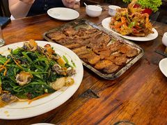 菠菜拌扇贝-私房小厨(康城路店)