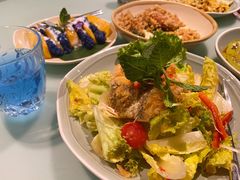 黄金脆煎银鳕鱼沙拉-CHINCHIN 青青·泰国料理(万象食家店)