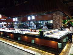 自助取餐区-九寸花汀海鲜烤肉自助(中东迪克店)