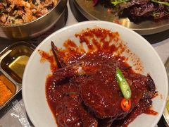 -草家酱蟹炭火烤肉店(珲春南路一店)