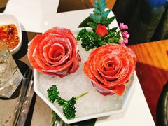 玫瑰雪花牛舌-捞王锅物料理(上海世茂广场店)