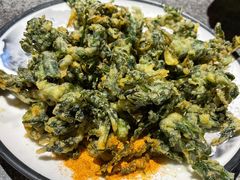 炸花椒芽儿-华盛园卷子王农家菜水库鱼