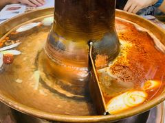 老爆三鸳鸯锅底-京门老爆三·铜锅涮肉 爆肚(望京店)