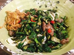 黄瓜皮炒牛肉-刘氏三和面馆