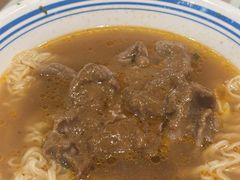 沙茶牛肉公仔面-敏华冰厅(紅磡)