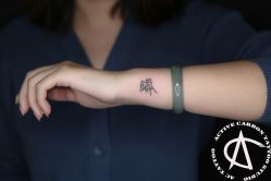 点击看大图 文字-AC TATTOO 纹身