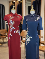 -禾米旗袍妈妈装礼服定制(嘉业国贸店)