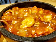 咖喱海鲜拌饭-半亩良田排骨米饭(西城红场店)