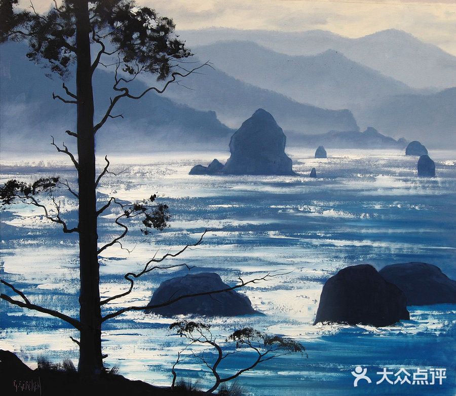 印象派油画美到极致的纯美风景👀