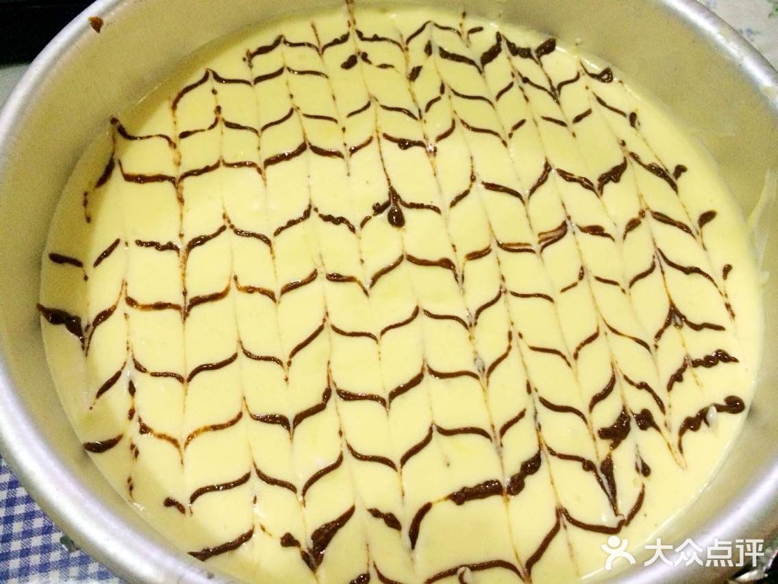有颜值有内涵的大理石纹芝士蛋糕🍰