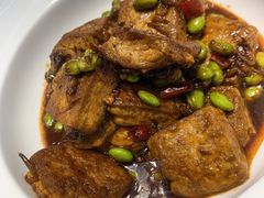 毛豆子煎豆腐-虎哥私房菜(馒头山店)