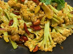 干锅有机花菜-喜悦小串海鲜烧烤大排档(高新万达店)