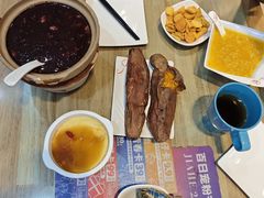 砂锅栗子核桃五黑粥-嘉和一品粥(魏公村店)