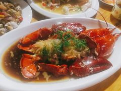 蒜蓉粉丝大龙虾-庆余生平价生猛海鲜(海棠湾林旺夜市店)