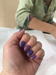 点击看大图 -孔雀手美甲美睫护理