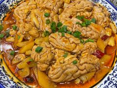 红烧猪脑-天台徐家小吃