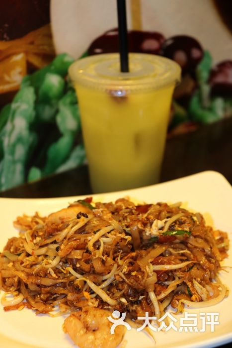 马来西亚美食街炒粿条图片 - 第4张