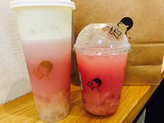 多肉粉荔&醉醉粉荔-喜茶(上海兴业太古汇店)