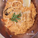 进入餐厅会有免费的奶茶可续杯,加入可可的奶茶很香醇