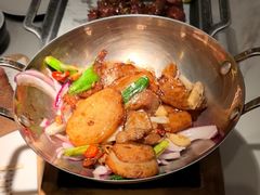 小锅土豆-绿茶餐厅(滨海万达广场店)