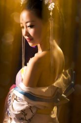 -虞美人汉服摄影