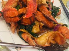 姜葱炒双龙-东来海鲜酒家