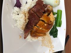 双拼咸鸭蛋饭-太兴烧味餐厅(香港机场店)