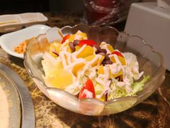 黄桃黄桃沙拉-猪啊牛呀羊啊铜盘烤肉(正大广场店)
