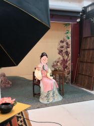 -后宫·古装汉服京剧儿童亲子全家福摄影