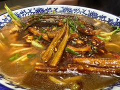 双酱爆鳝丝猪肝面-顺丰面馆(打浦店)