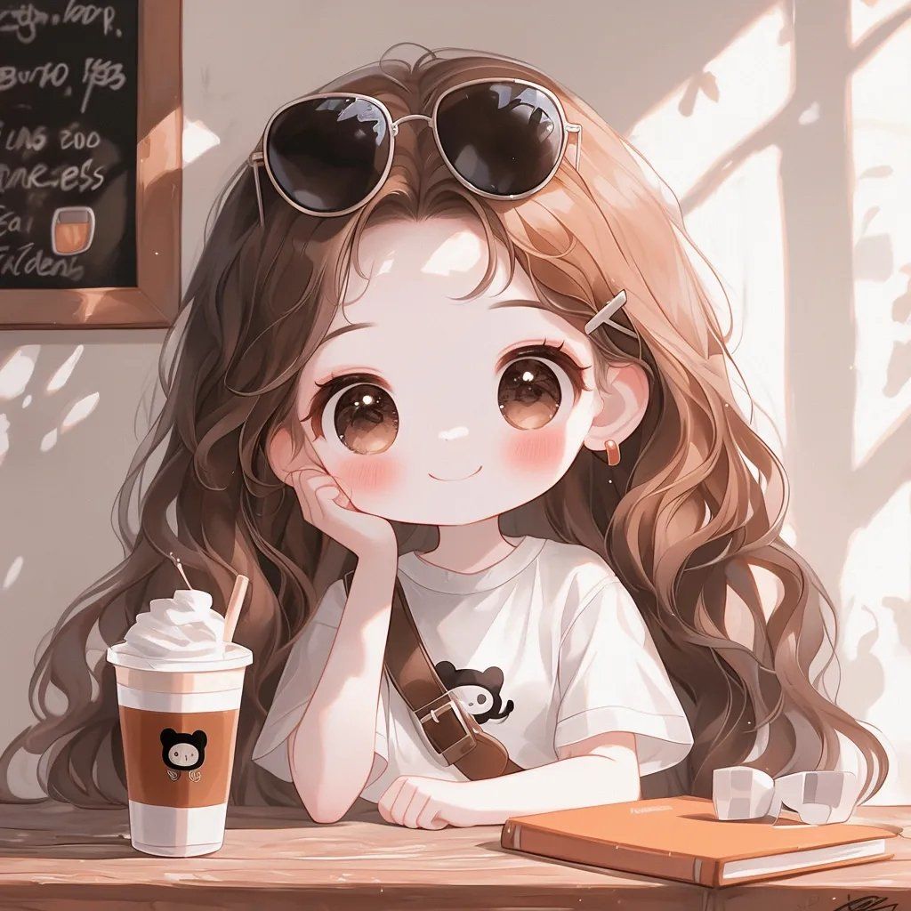 清新简约女头像