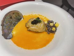 黑鱼籽虾汤蛋羹蒸鲜鲍-蟹榭(静安寺晶品商场店)