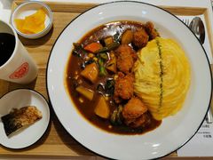 炸鸡块咖喱蛋包饭套餐-池奈·日式咖喱蛋包饭(老城根Gpark店)