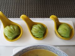 金箔菠菜皮虾饺-五号茶居·新派粤菜·岭南五号酒店(沿江中路店)