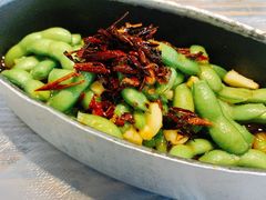 脆爽凉拌毛豆-靓靓蒸虾(中山公园店)